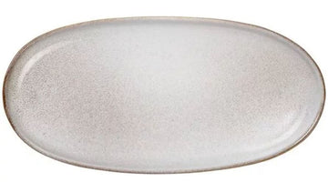 Kum Rengi Oval Aperatif Tabağı