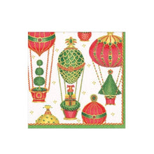 Görseli Galeri görüntüleyiciye yükleyin, Yılbaşı Balon Desenli Kokteyl Peçete
