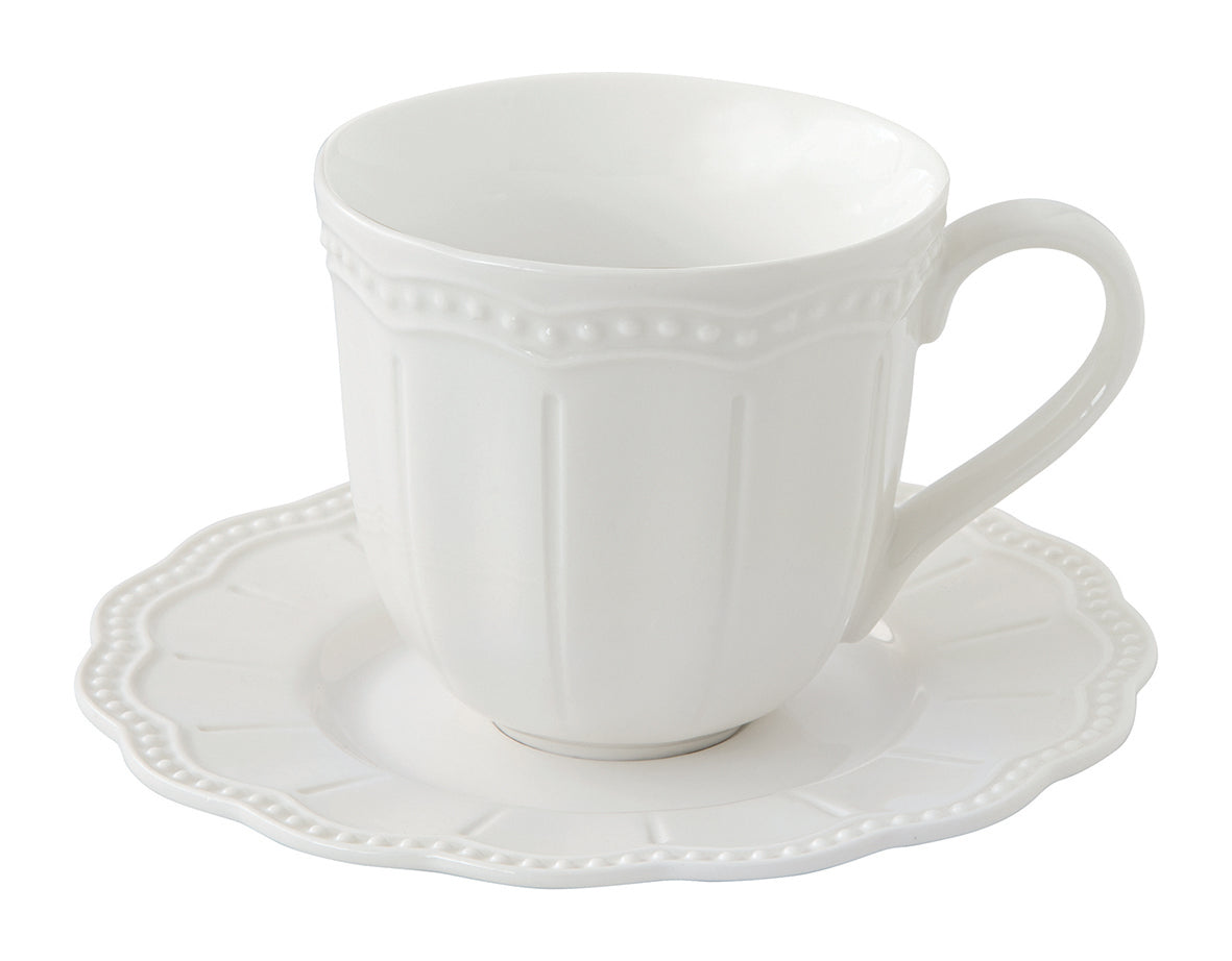 Elite White Türk Kahve Fincanı ve Tabağı