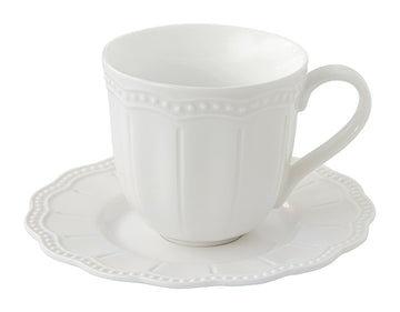 Elite White Türk Kahve Fincanı ve Tabağı