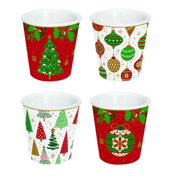 Jingle Bells 4'Lü Türk Kahve Fincanı Seti