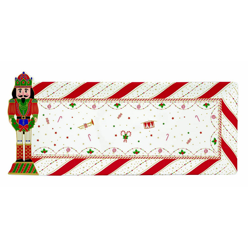 Nutcracker Twist Dikdörtgen Servis Tabağı