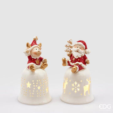 Işıklı Kırmızı Noel Baba