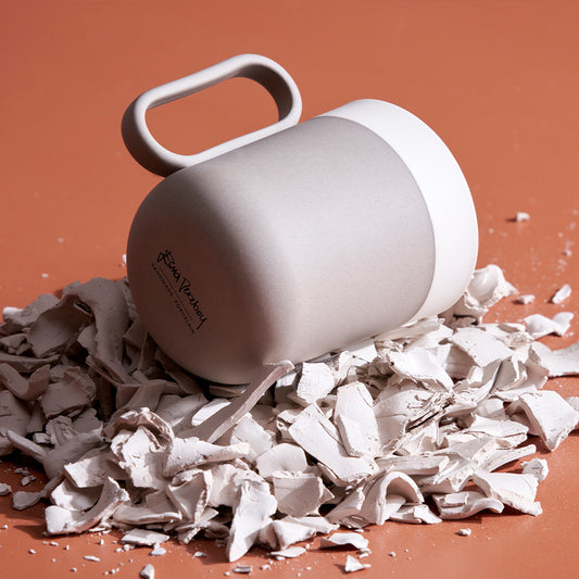 Capsule Taş Fildişi Parlak Kupa