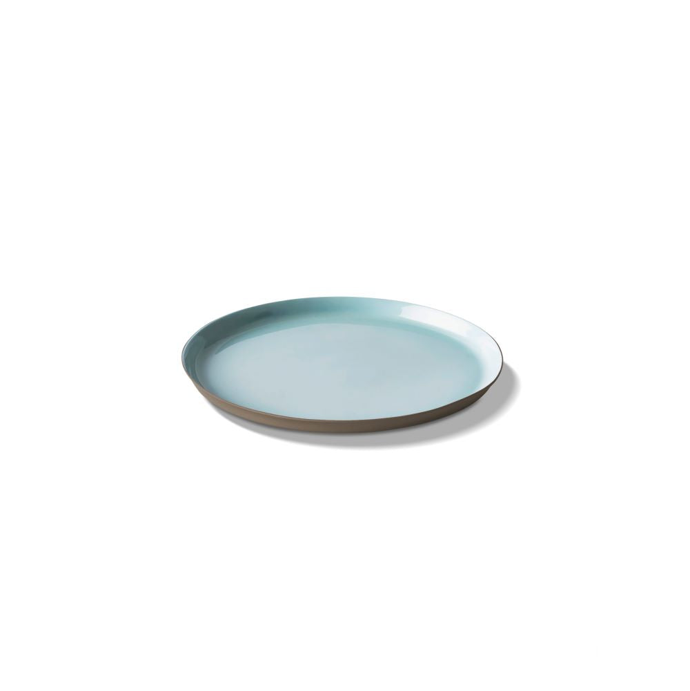 Yuvarlak Taş Aqua Pasta Tabağı