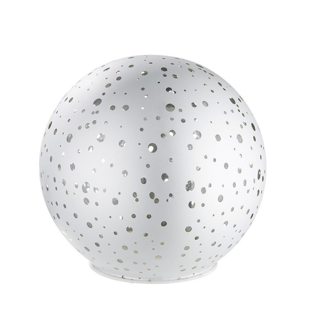 Işıklı Beyaz Küre 11 cm