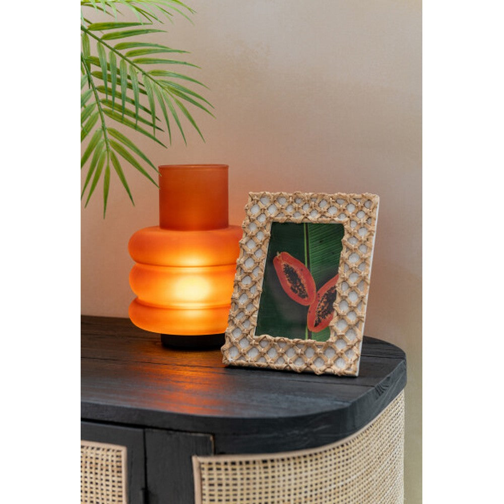 Amber Led Işıklı Lamba