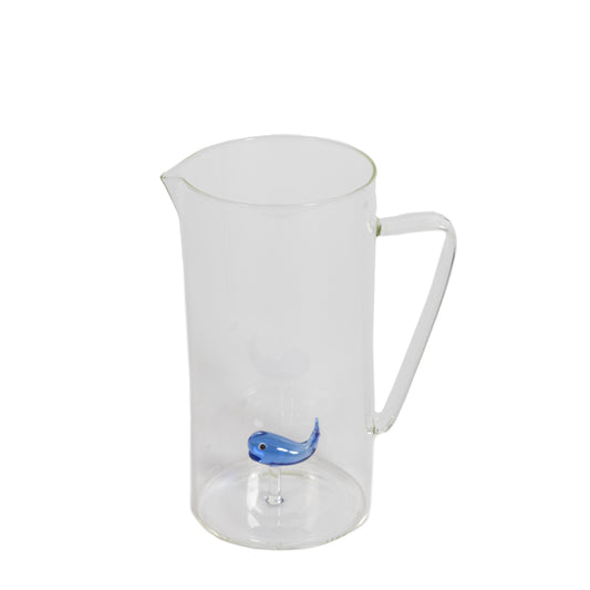 Üfleme Cam İçi Balıklı Sürahi