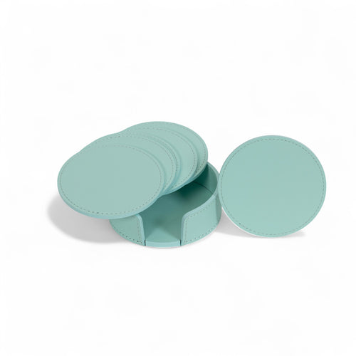 Mint Yeşili Bardak Altlığı 6 lı Set