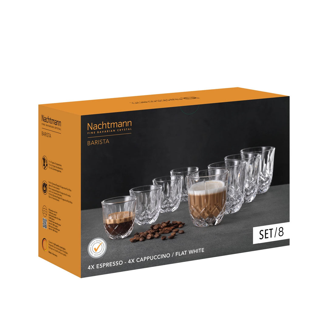 Noblesse Barista Seti 4'lü Espresso 4'lü Capuccino Bardağı 4