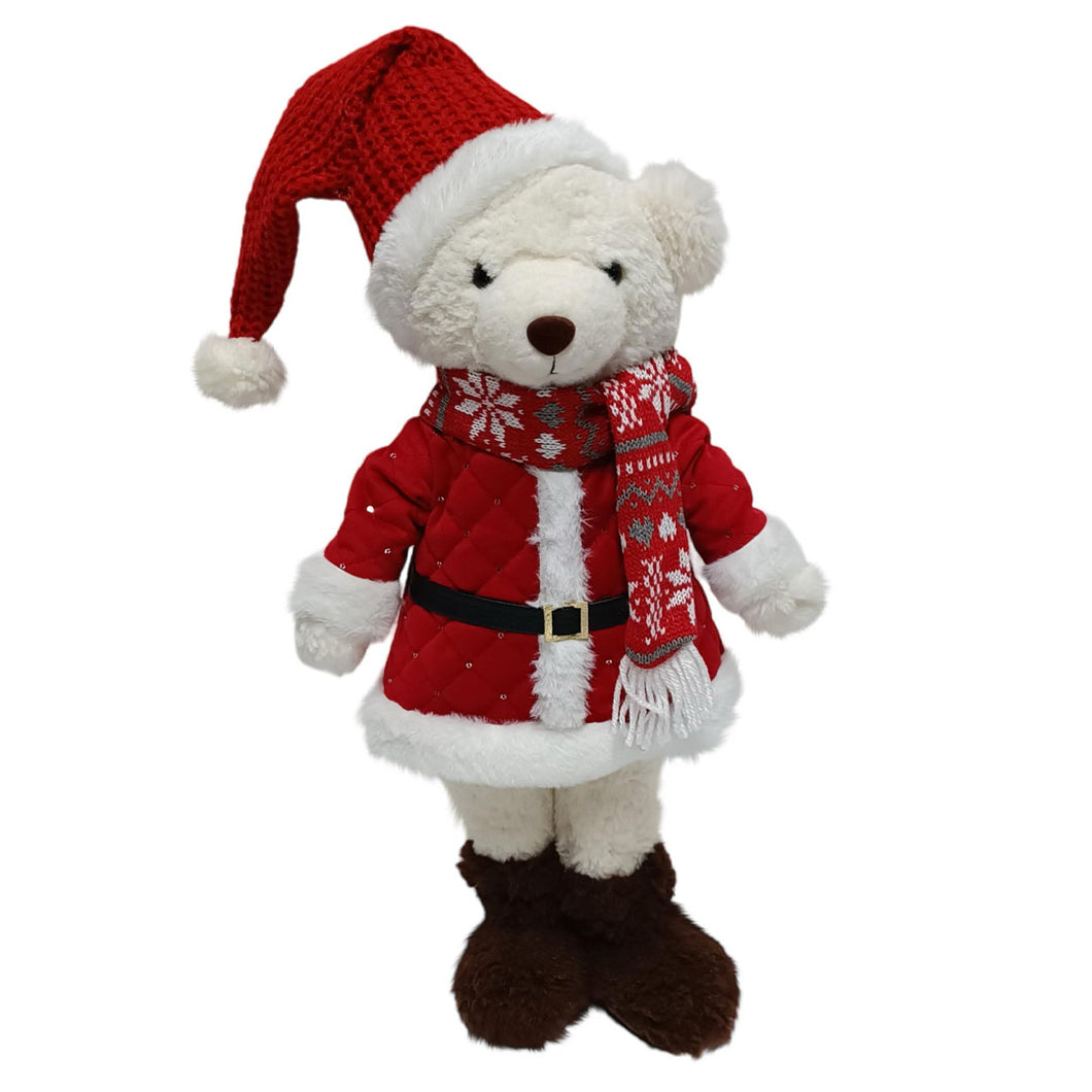 Noel Baba Kıyafetli Ayıcık