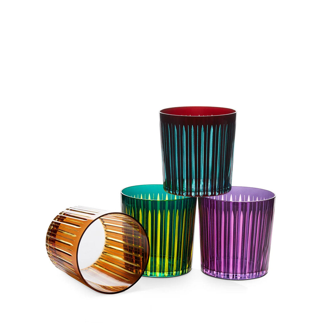Prism 4'Lü Değişik Renkli Viski Bardağı 2
