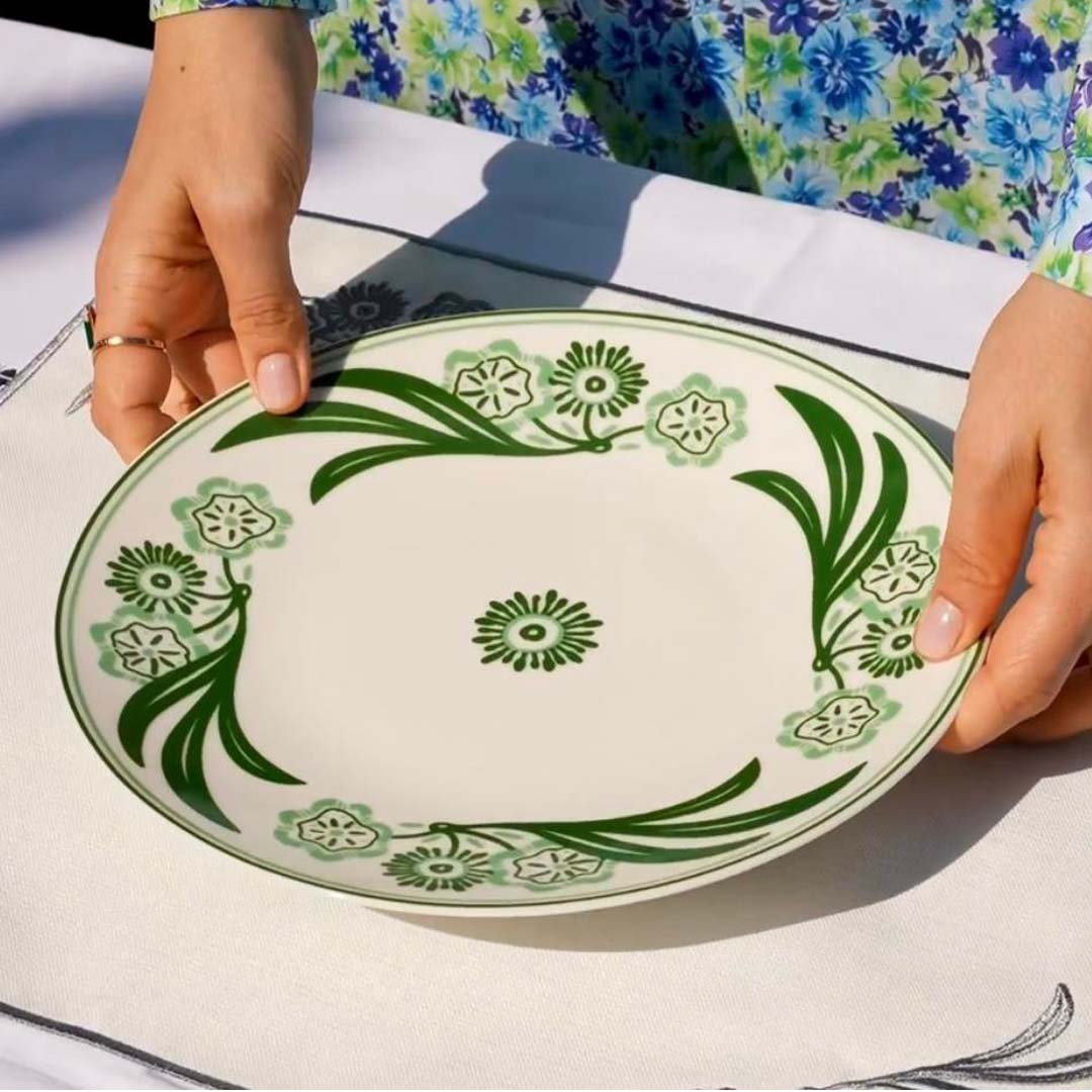 Emerald Rosemary Yemek Tabağı 4