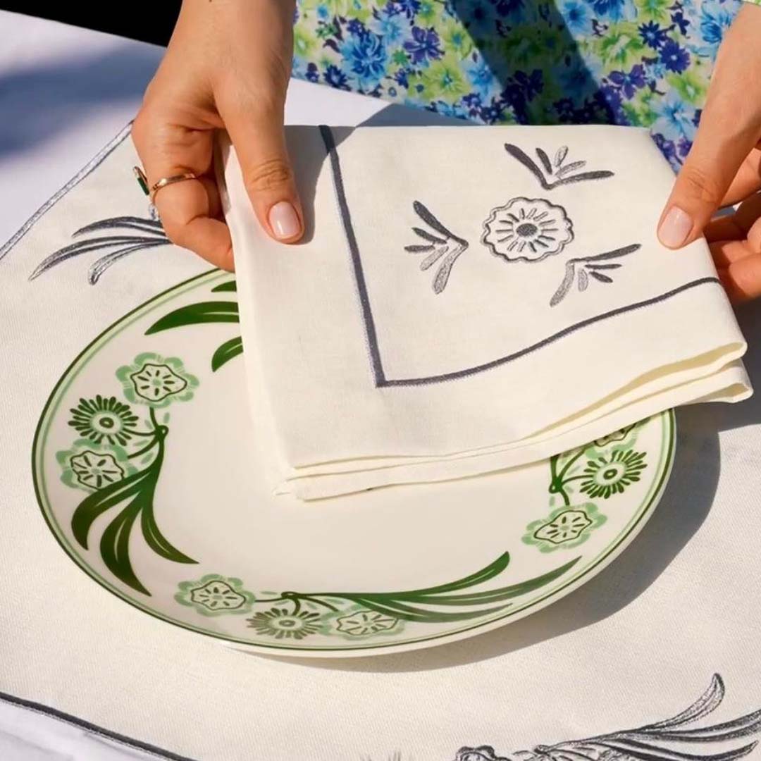 Emerald Rosemary Yemek Tabağı 5