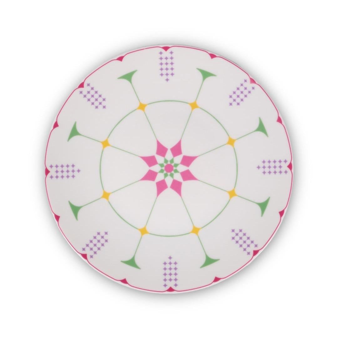 Pink Dahlia Yemek Tabağı