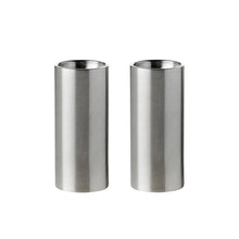 Görseli Galeri görüntüleyiciye yükleyin, Stelton Arne Jacobsen Çelik Tuz ve Karabiber Seti

