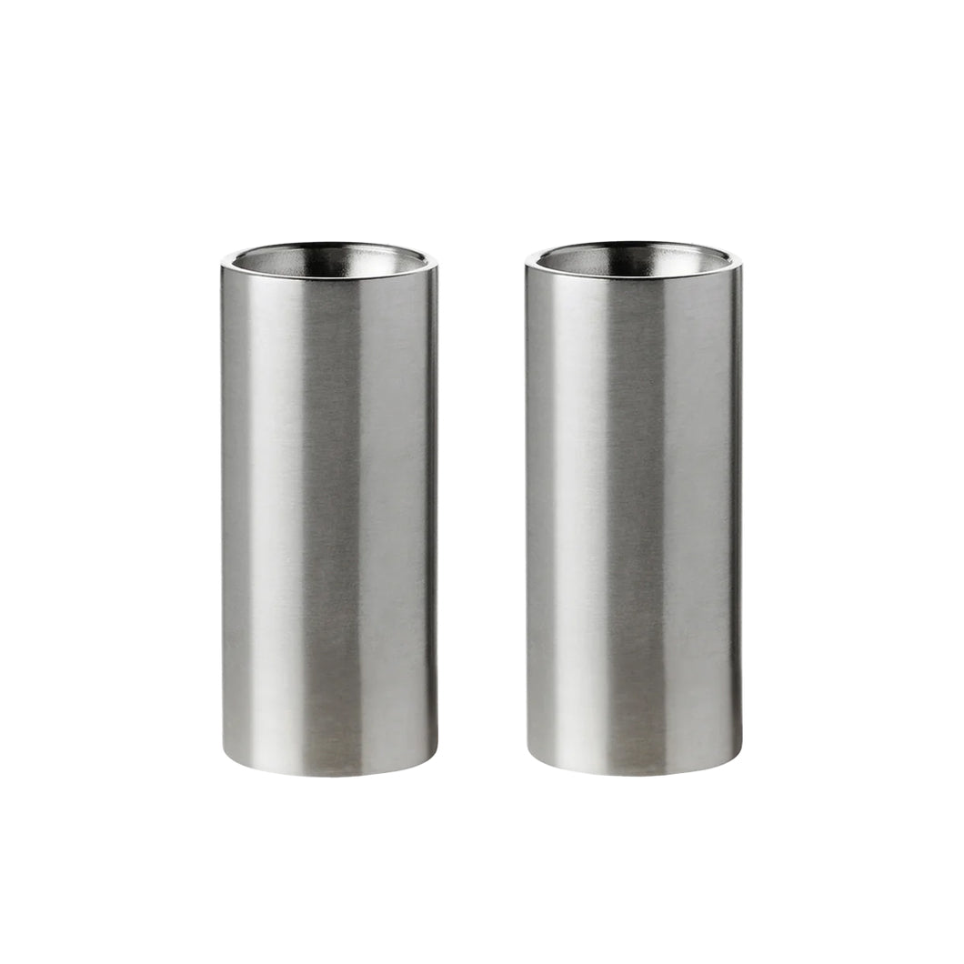Stelton Arne Jacobsen Çelik Tuz ve Karabiber Seti