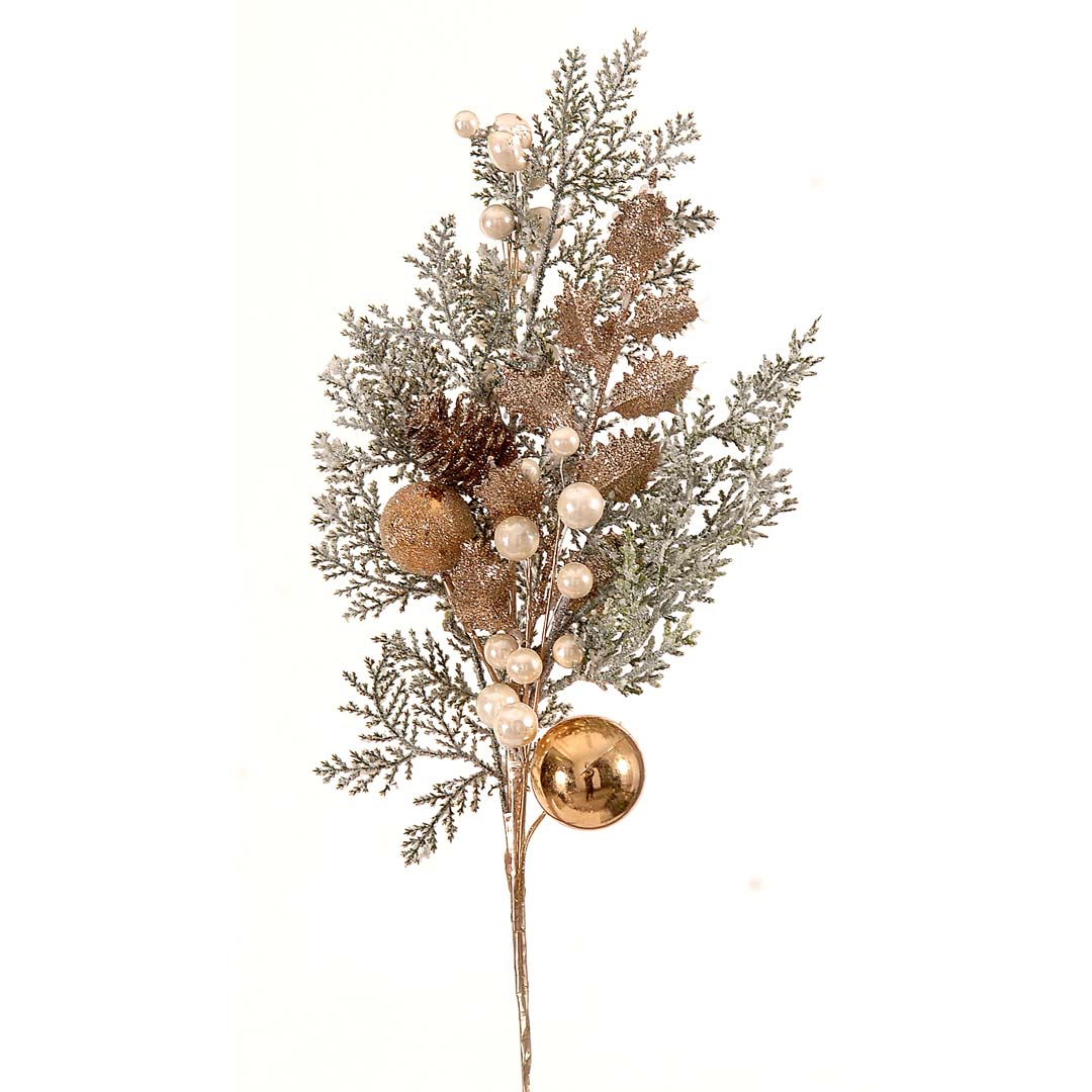 Şampanya Rengi Yeşil Süs 63 Cm - Luxuria