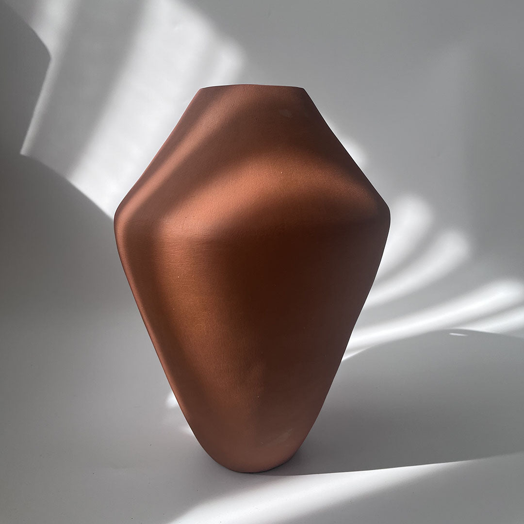 Seramik Vazo Deficiency No:2 Terracotta 2