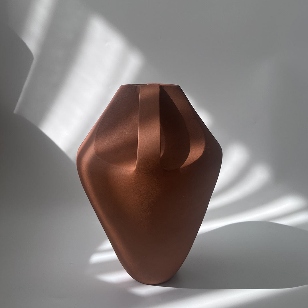 Seramik Vazo Deficiency No:2 Terracotta 3