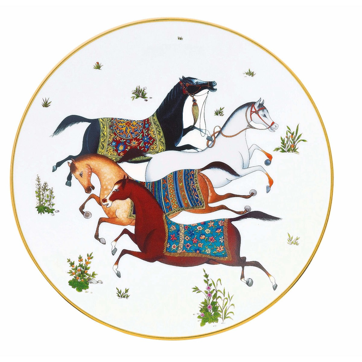 Hermès Cheval D'orient Tatlı Tabağı