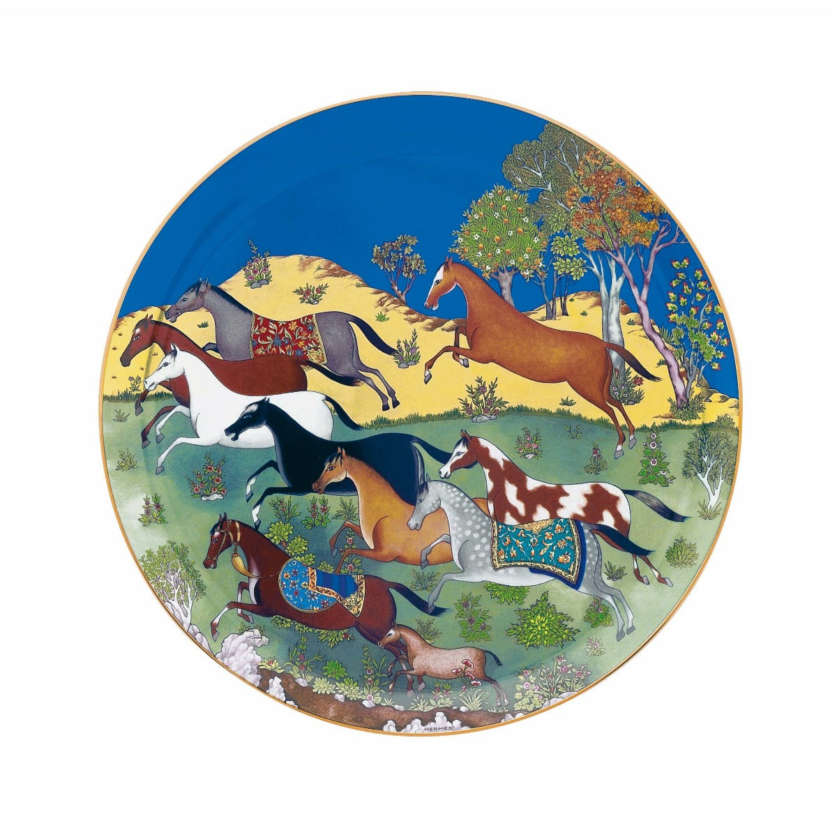 Hermès Cheval D'orient Tart Tabağı