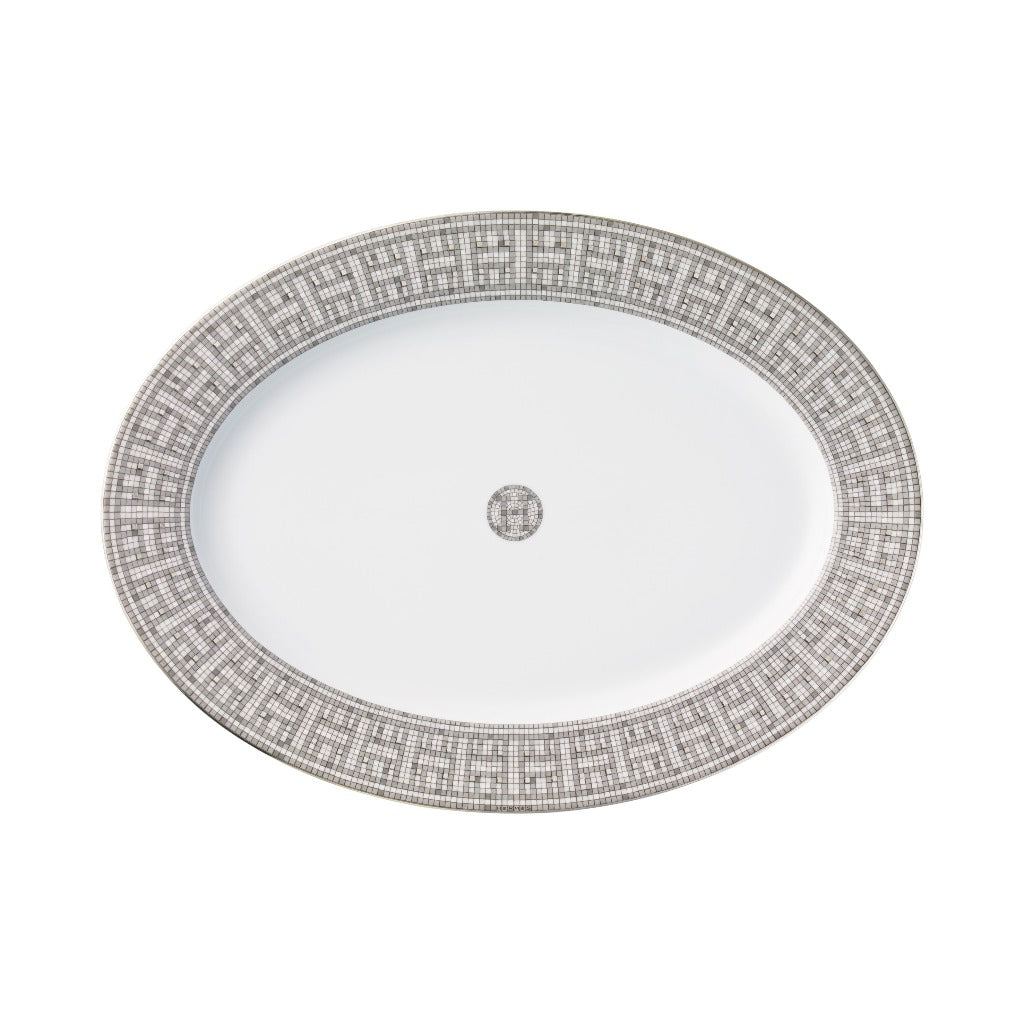 Hermès Mosaique Au 24 Platin Oval Servis