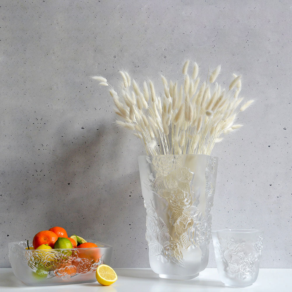 Lalique Pivoines 24X24 Cm Kare Bowl