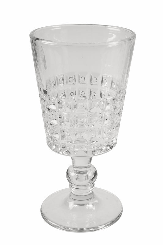 Luxuria Pixel 6'lı Şeffaf Ayaklı Bardak Seti