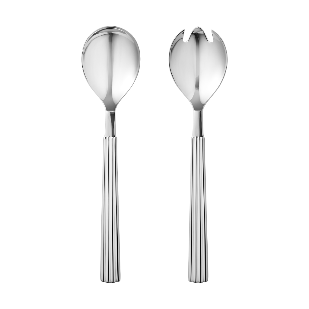 Georg Jensen Bernadotte 2'Li Salata Servis Seti