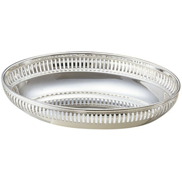 Zanetto Galleria Oval Gümüş Ekmek Sepeti