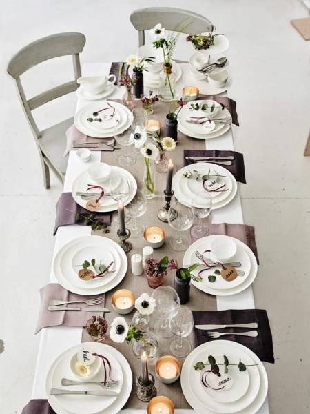 Bone China 4 Kişilik 12 Parça Yemek Takımı