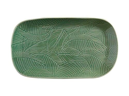 Maxwell & Williams Panama Yeşil Porselen Servis Tabağı 39x23 CM