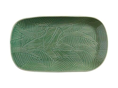Maxwell & Williams Panama Yeşil Porselen Servis Tabağı 39x23 CM