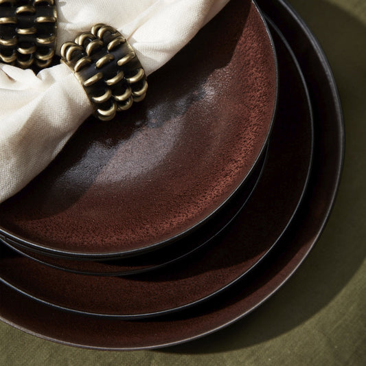 Terra Kahverengi 12 Parça Yemek Takımı