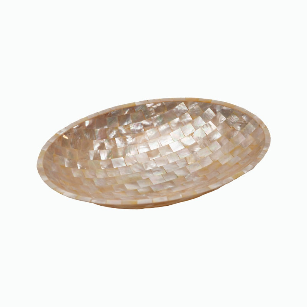 Luxuria-Alohalife-Bej Oval Bowl