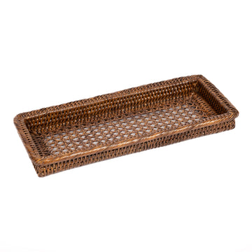 Rattan Havlu Tepsisi