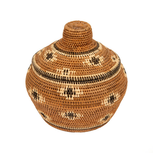 Luxuria-Alohalife-Rattan Afrika Motifli Sepet