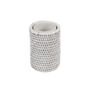 Rattan Beyaz Diş Fırçalık