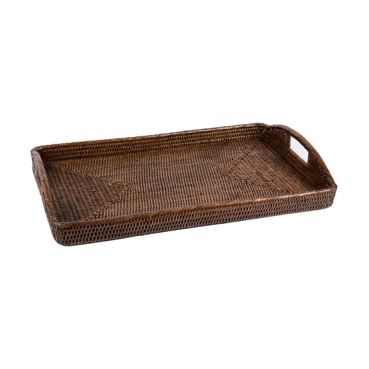 Rattan Dikdörtgen Tepsi 55x38 cm