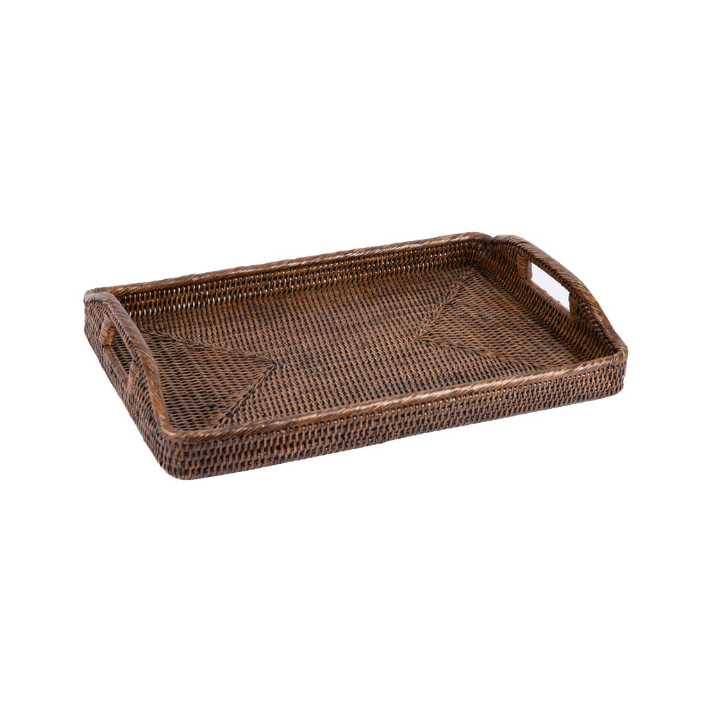 Rattan Dikdörtgen Tepsi 48x32 cm