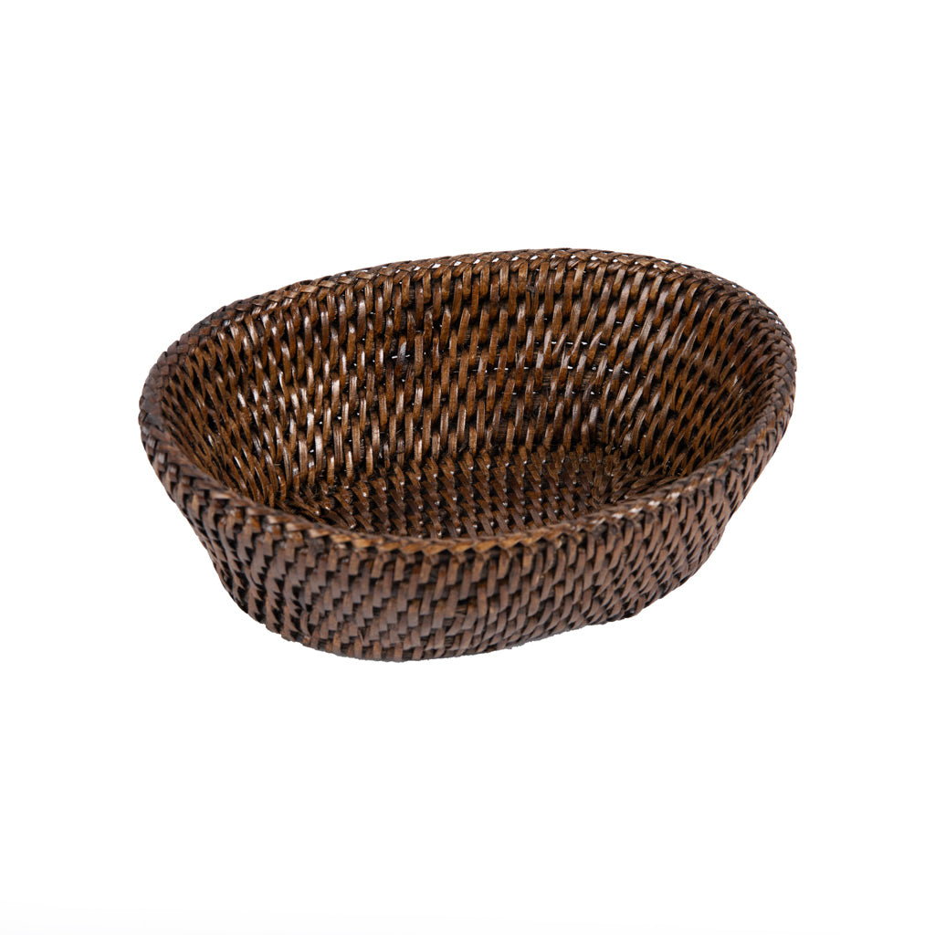 Rattan Hasır Oval Ekmek Sepeti