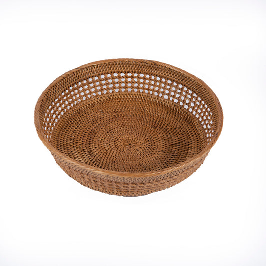 Rattan Yuvarlak Sepet