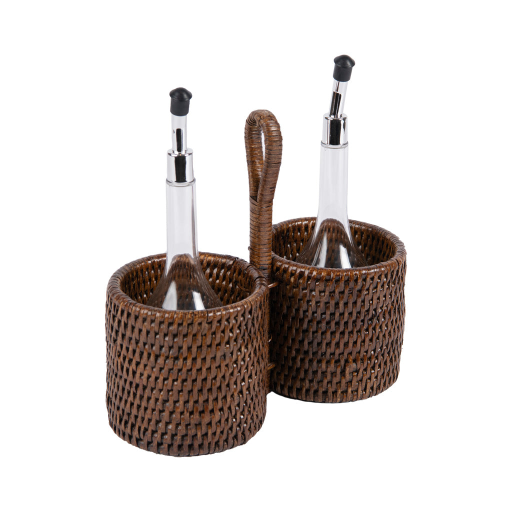 Rattan Yağlık Sirkelik ve Şişeleri