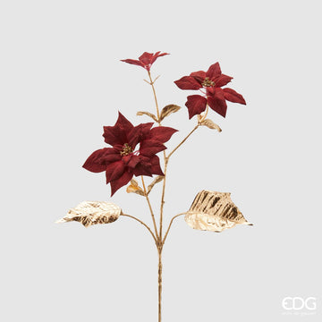 Altın Yapraklı Kırmızı Atatürk Çiçeği