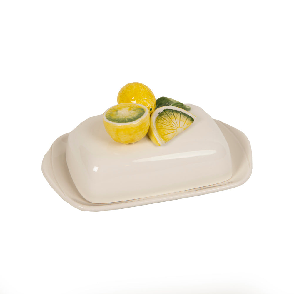 Limon Detaylı Kapaklı Tereyağlık