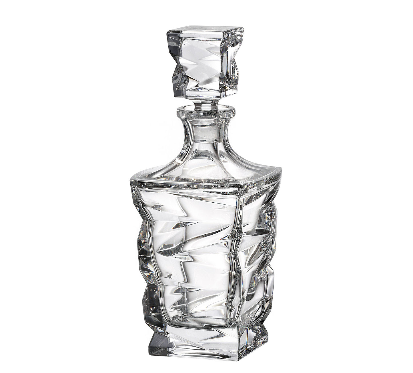 Cbo Zig Zag Kristal İçki Şişesi