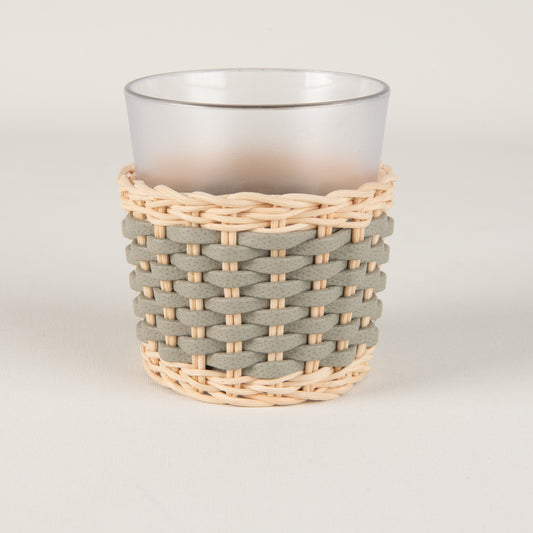 Gri Hasır Derili Tealight
