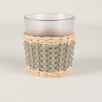 Gri Hasır Derili Tealight