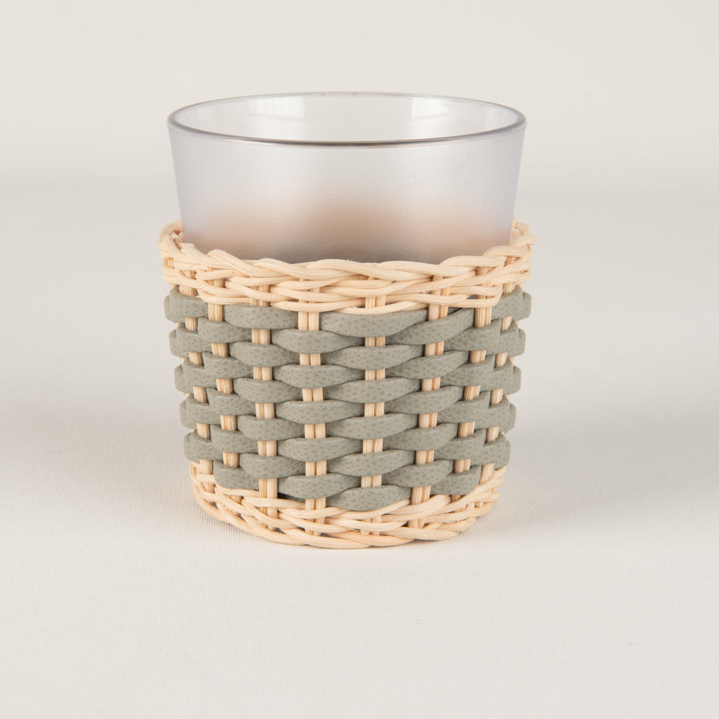 Gri Hasır Derili Tealight